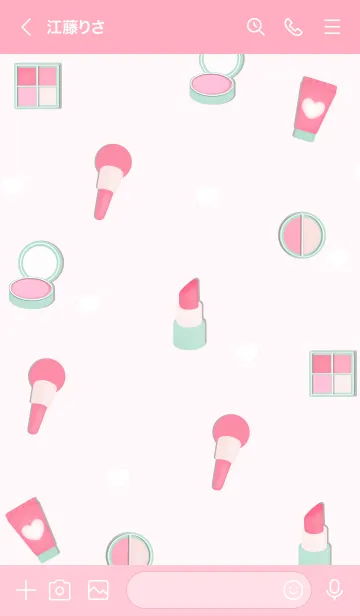 [LINE着せ替え] Pastel cosmeticの画像3