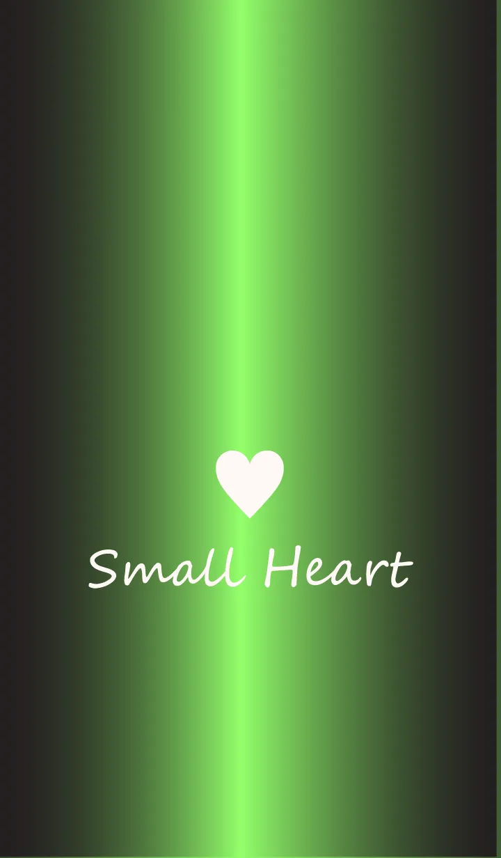 [LINE着せ替え] Small Heart *GlossyGreen 11*の画像1