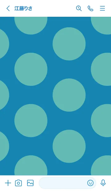 [LINE着せ替え] シンプル ドット 103の画像3