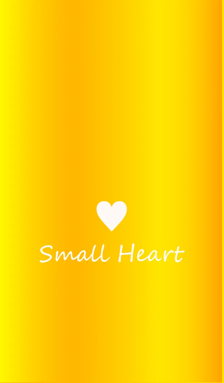 [LINE着せ替え] Small Heart *GlossyYellow 4*の画像1