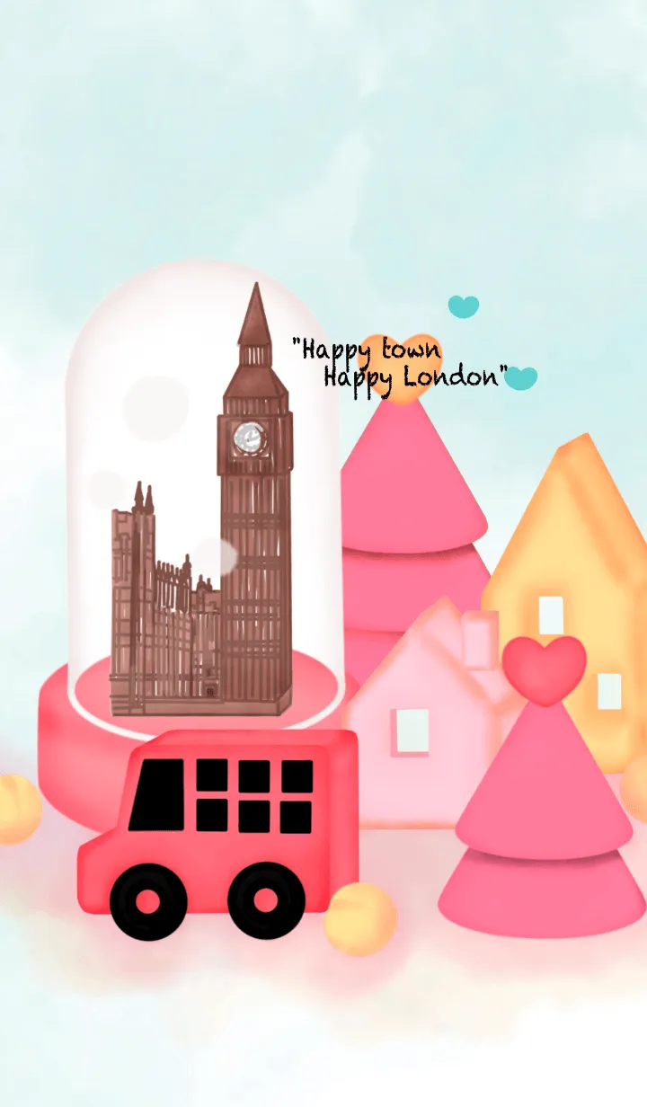 [LINE着せ替え] Pastel London 6の画像1