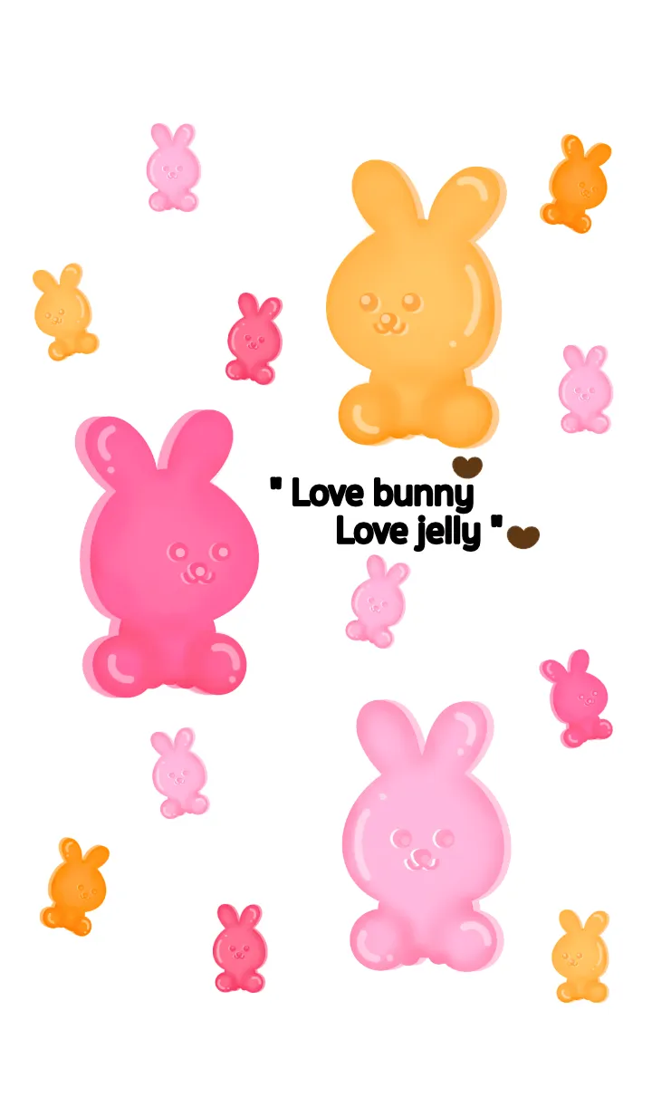 [LINE着せ替え] My sweet bunny jellyの画像1