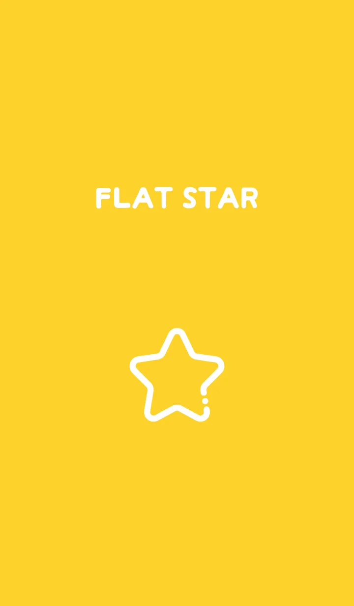 [LINE着せ替え] FLAT STAR / Sunflowerの画像1