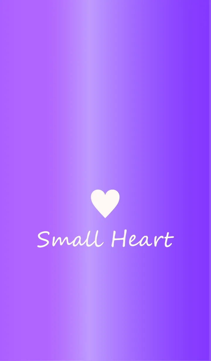 [LINE着せ替え] Small Heart *GlossyPurple 15*の画像1