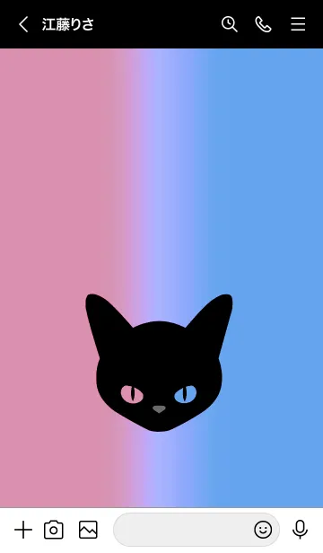 [LINE着せ替え] ブラック キャット 34の画像3