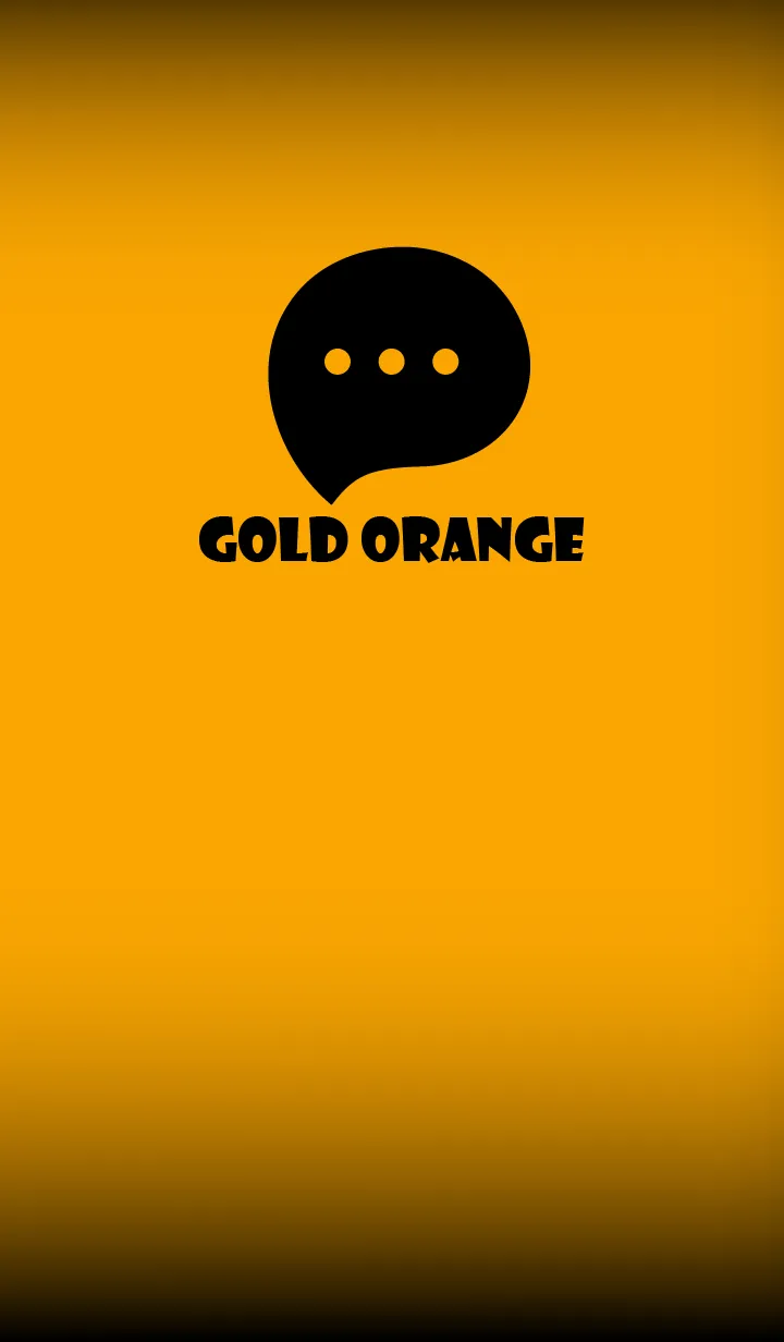 [LINE着せ替え] Gold Orange And Black V.2 (JP)の画像1