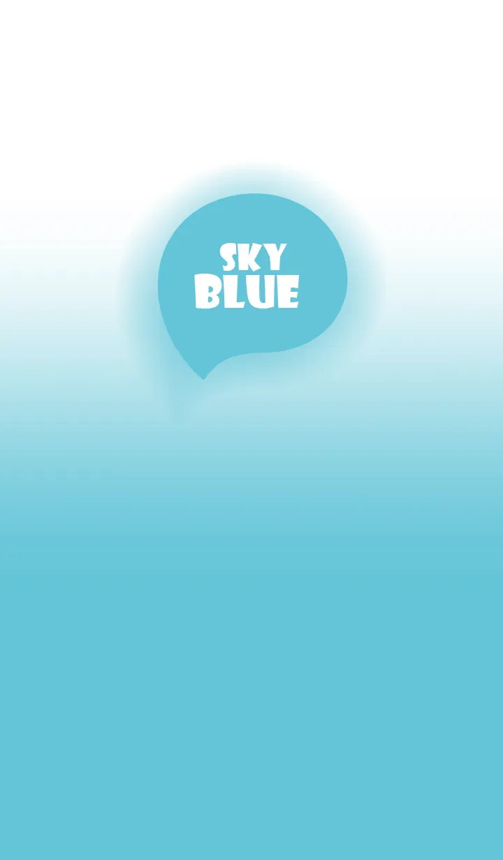 [LINE着せ替え] Sky Blue & White Theme V.1 (JP)の画像1