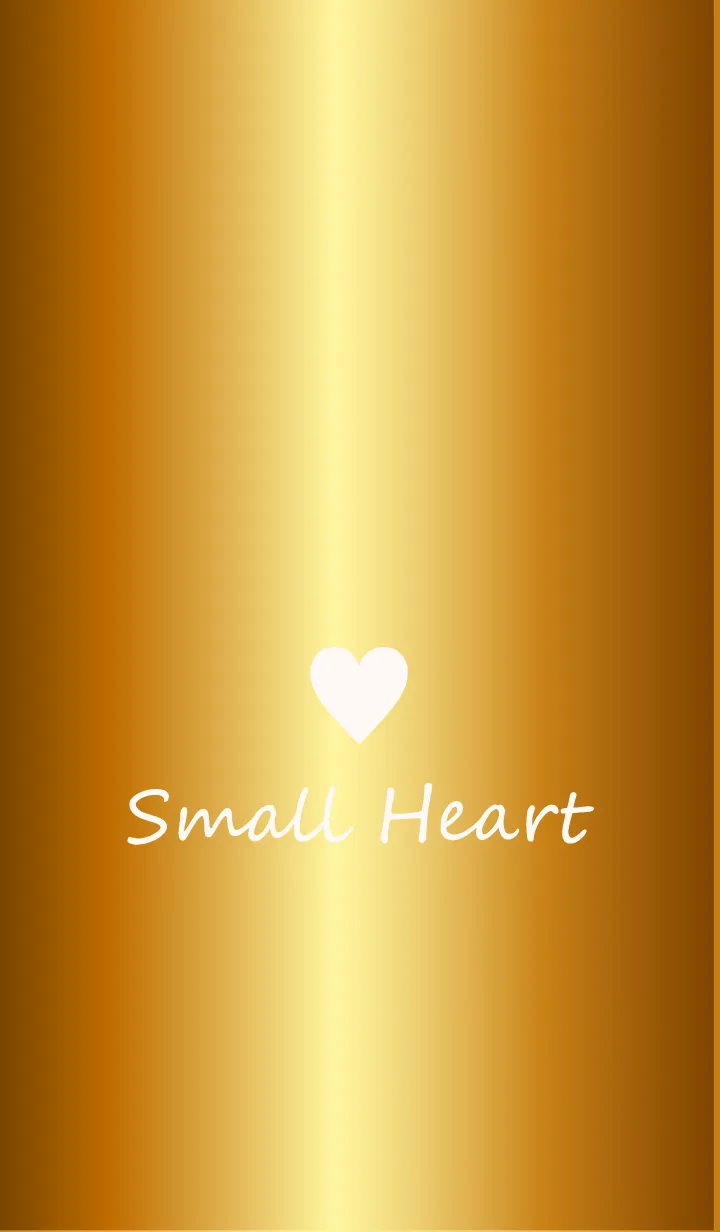 [LINE着せ替え] Small Heart *GOLD 8*の画像1