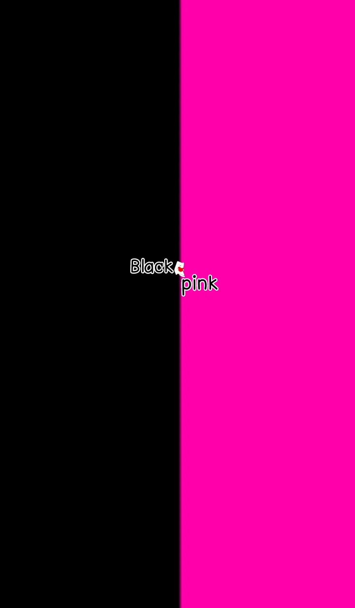 [LINE着せ替え] Black pink1の画像1