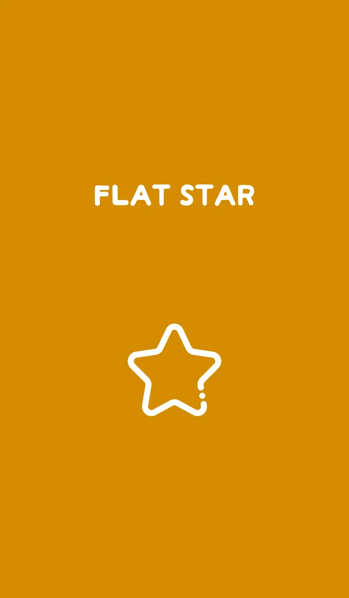 [LINE着せ替え] FLAT STAR / Topazの画像1