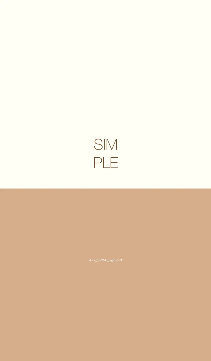 [LINE着せ替え] 477_24_ベージュ2-3の画像1