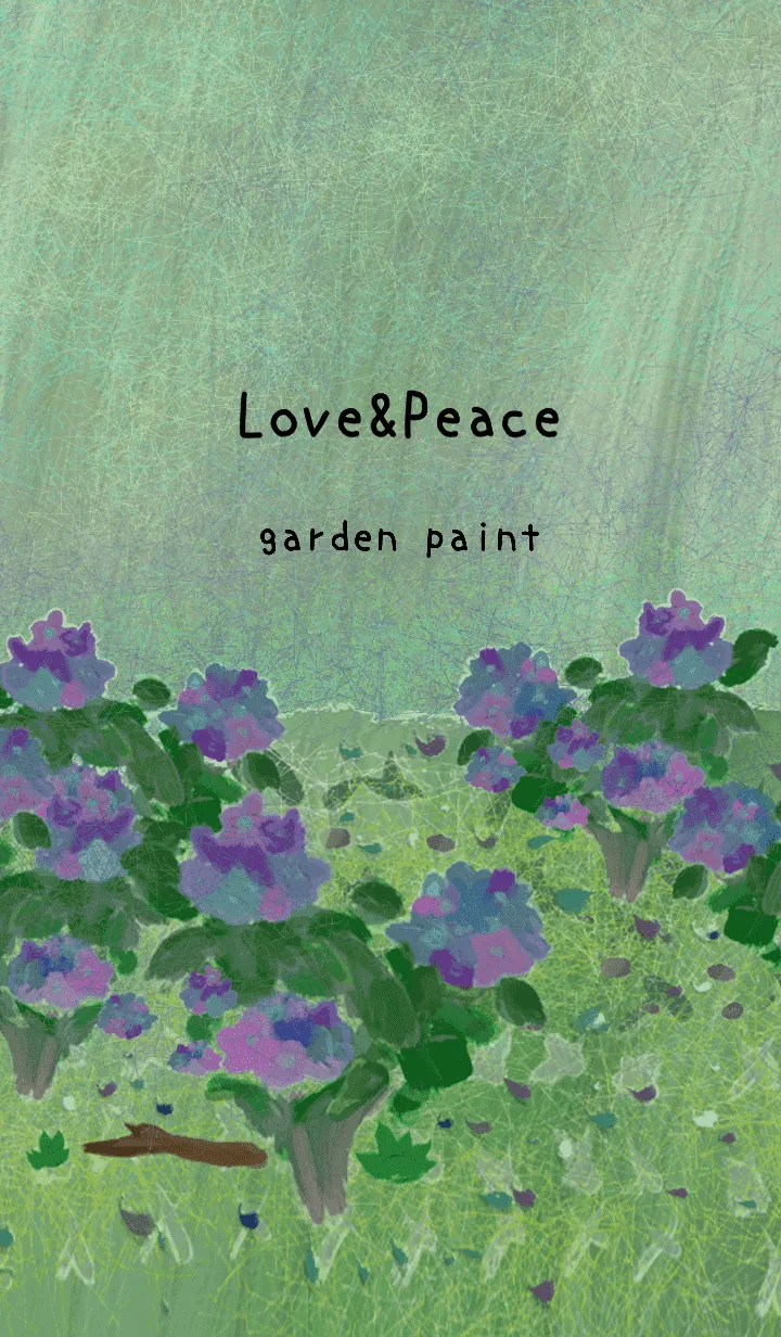 [LINE着せ替え] 油絵アート【garden paint 189】の画像1