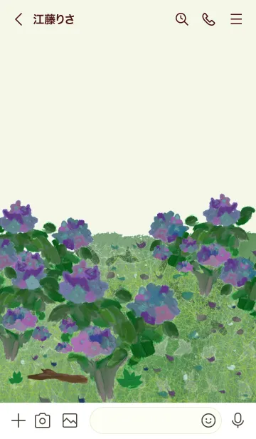 [LINE着せ替え] 油絵アート【garden paint 189】の画像3