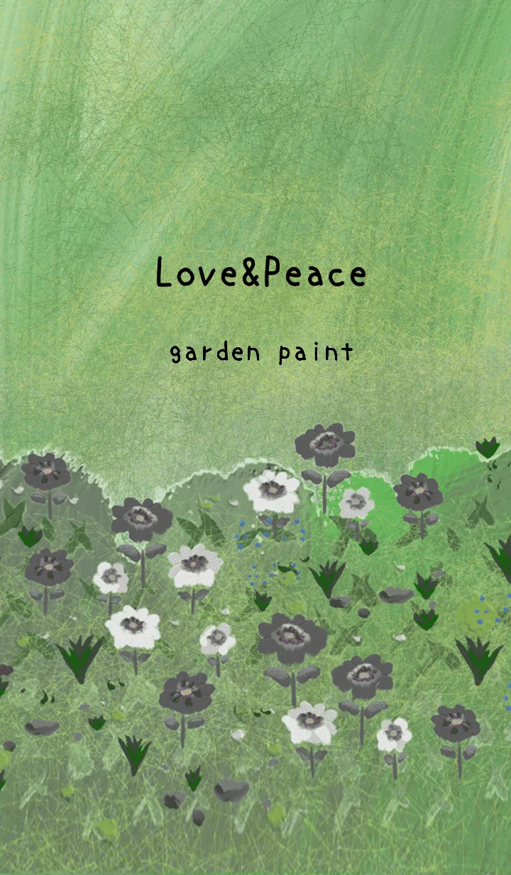 [LINE着せ替え] 油絵アート【garden paint 190】の画像1