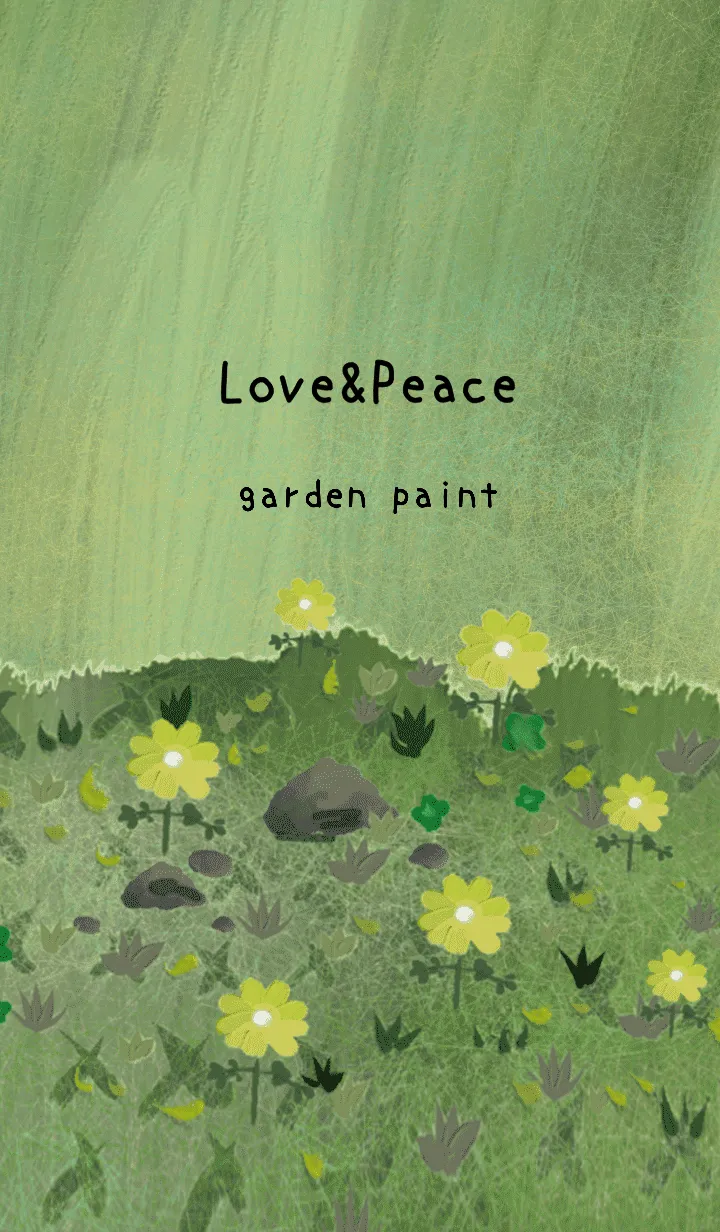 [LINE着せ替え] 油絵アート【garden paint 191】の画像1