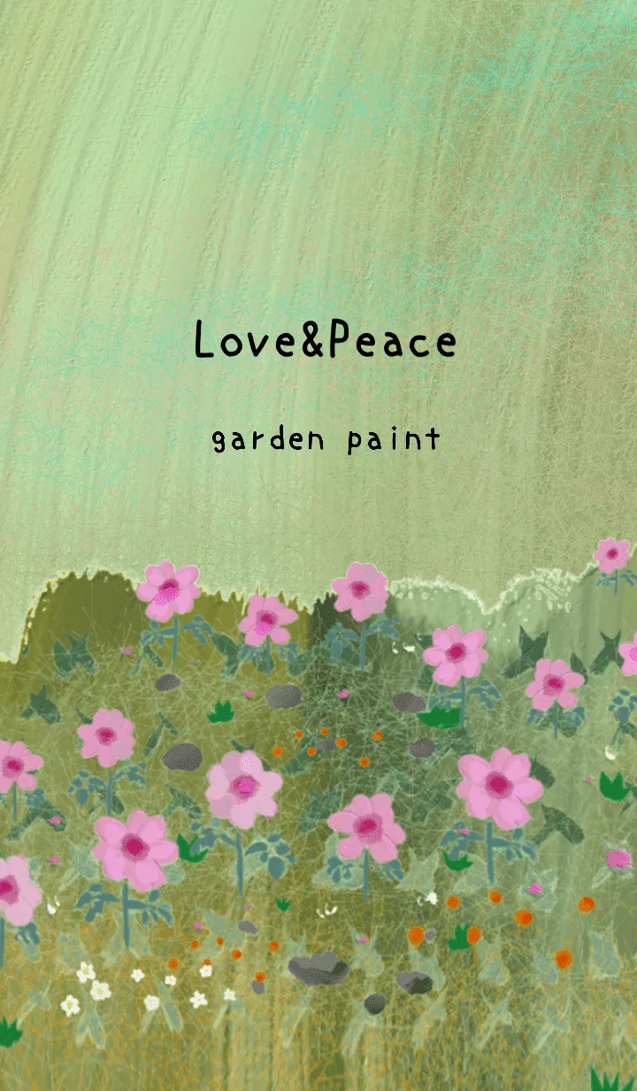 [LINE着せ替え] 油絵アート【garden paint 192】の画像1