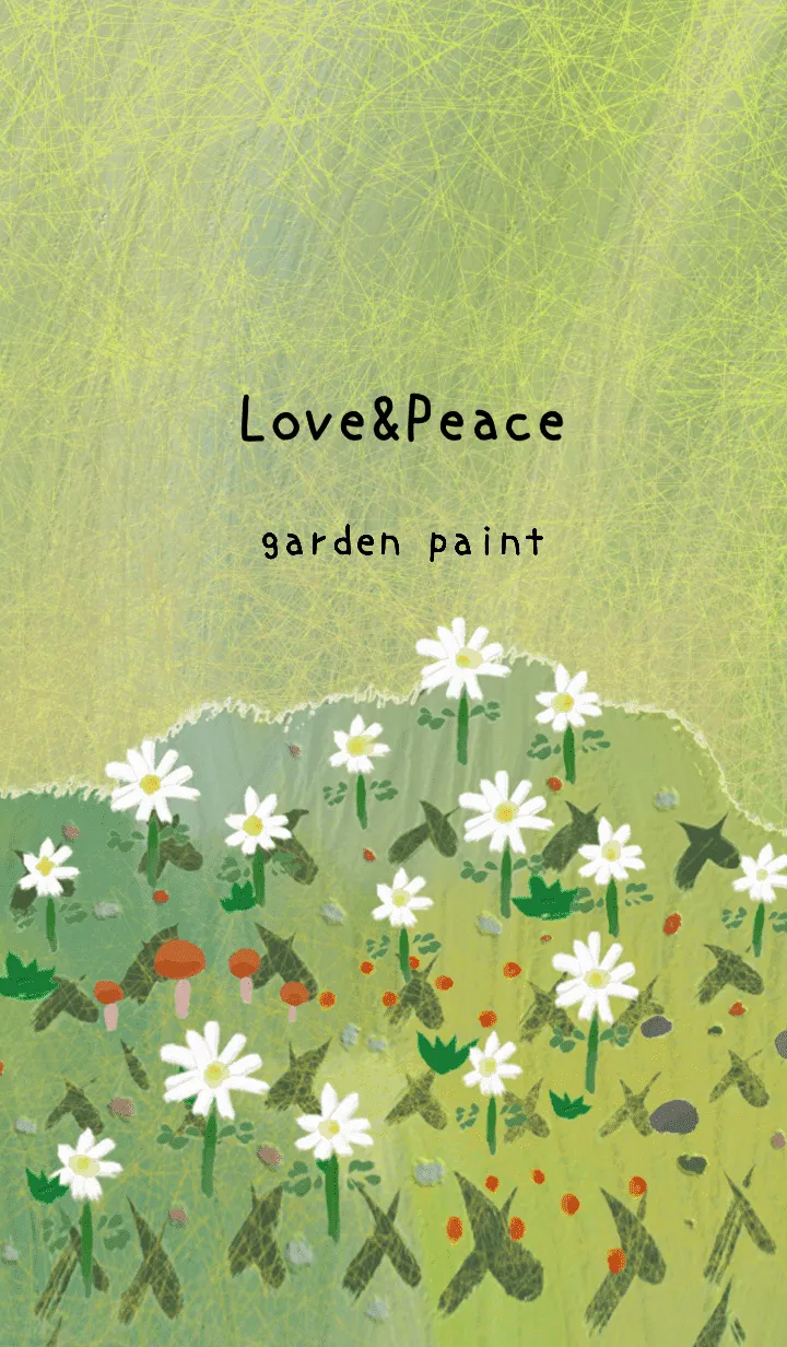 [LINE着せ替え] 油絵アート【garden paint 194】の画像1
