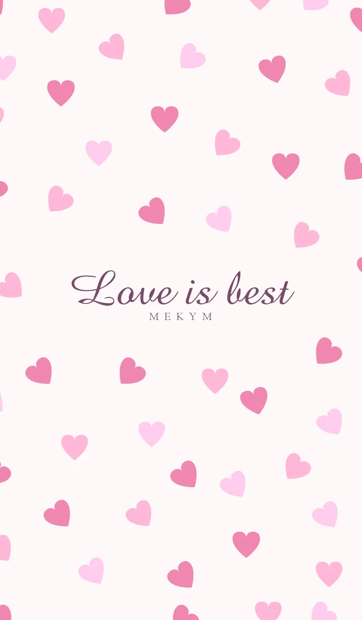 [LINE着せ替え] Love is best-PINK 7の画像1