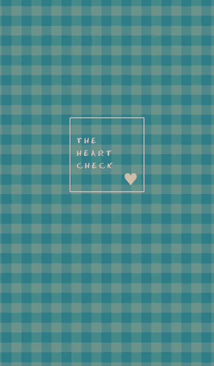 [LINE着せ替え] ザ ハート チェック 257の画像1