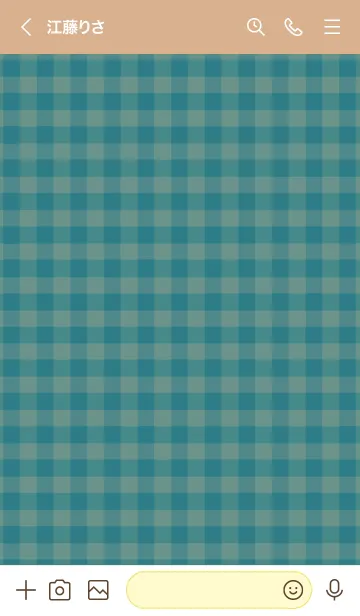 [LINE着せ替え] ザ ハート チェック 257の画像3