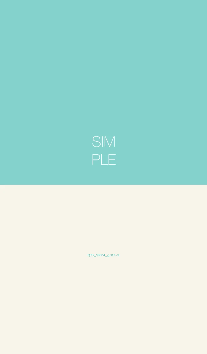 [LINE着せ替え] Q77_24_グリーン7-3の画像1