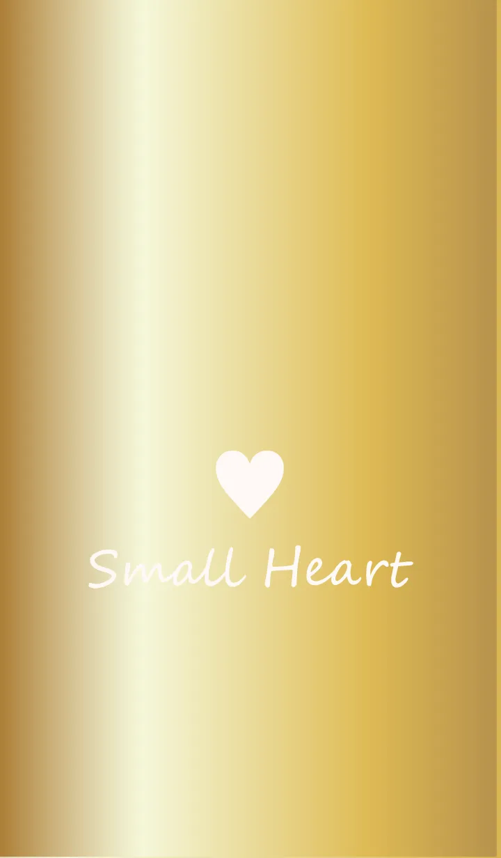 [LINE着せ替え] Small Heart *GOLD 9*の画像1