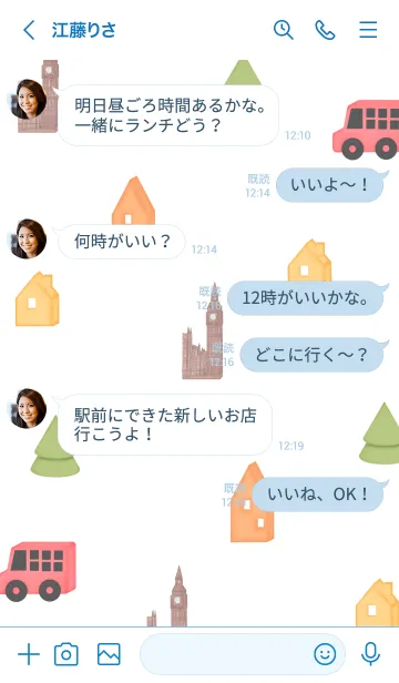 [LINE着せ替え] Mini London 6の画像4