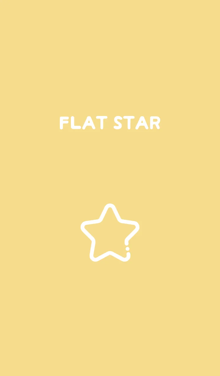 [LINE着せ替え] FLAT STAR / Blondの画像1