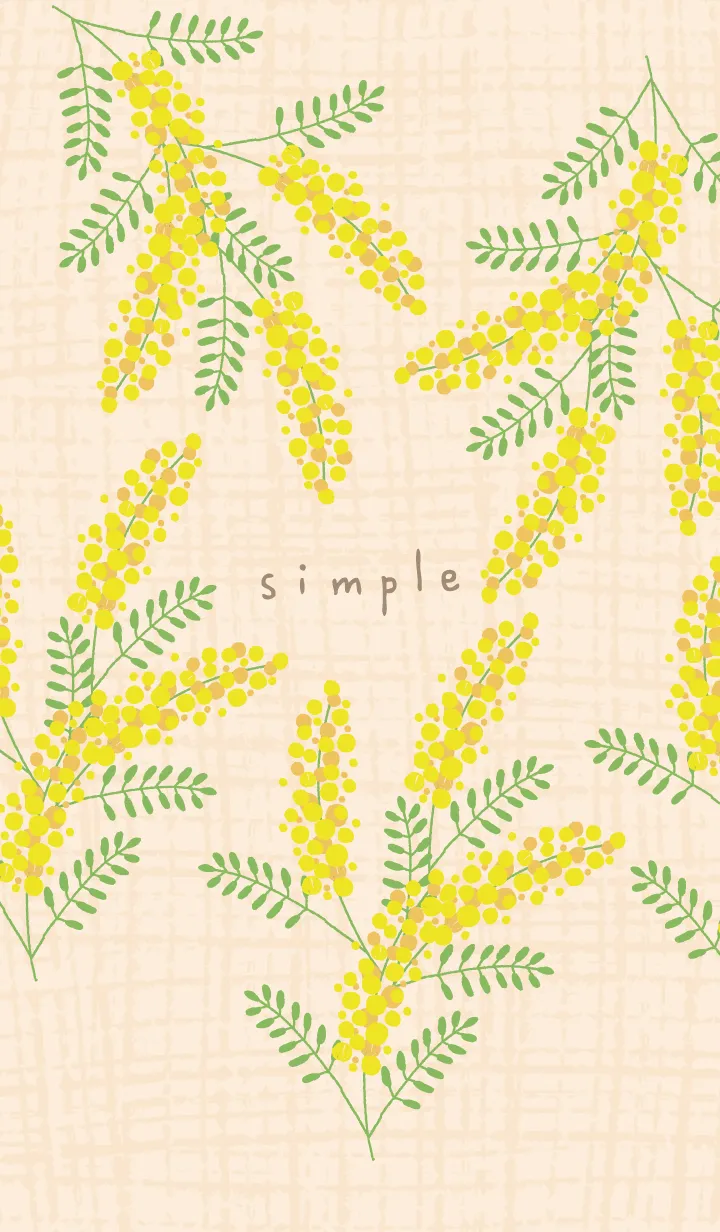 [LINE着せ替え] ミモザ くすみカラー19の画像1