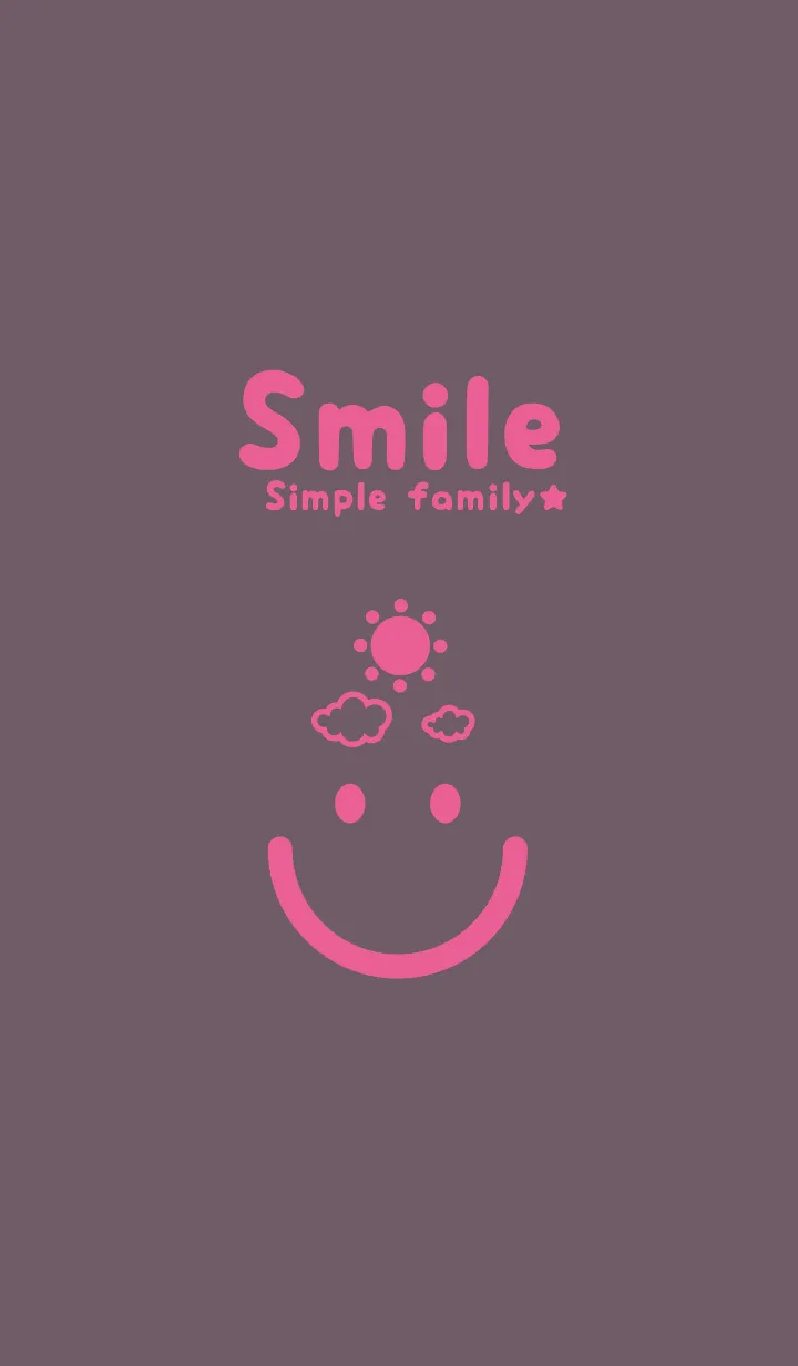 [LINE着せ替え] スマイル＆SUN 葡萄鼠の画像1