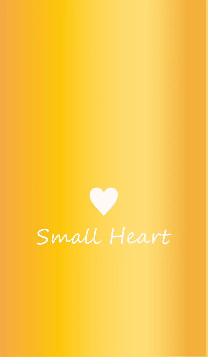 [LINE着せ替え] Small Heart *GlossyYellow 5*の画像1