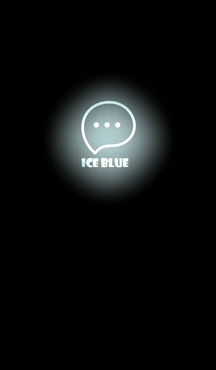 [LINE着せ替え] Ice Blue  Neon Theme V2 (JP)の画像1