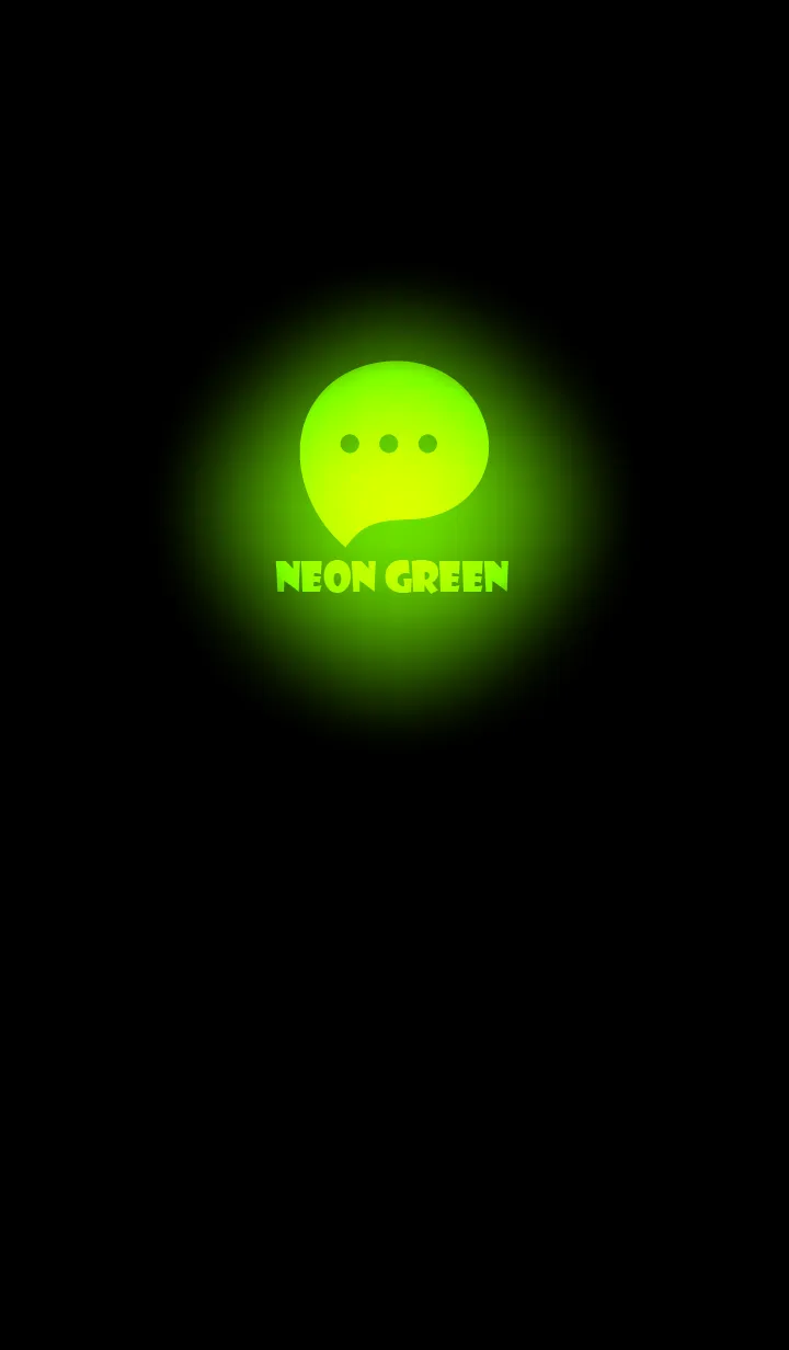 [LINE着せ替え] Neon Green Light Theme V2 (JP)の画像1