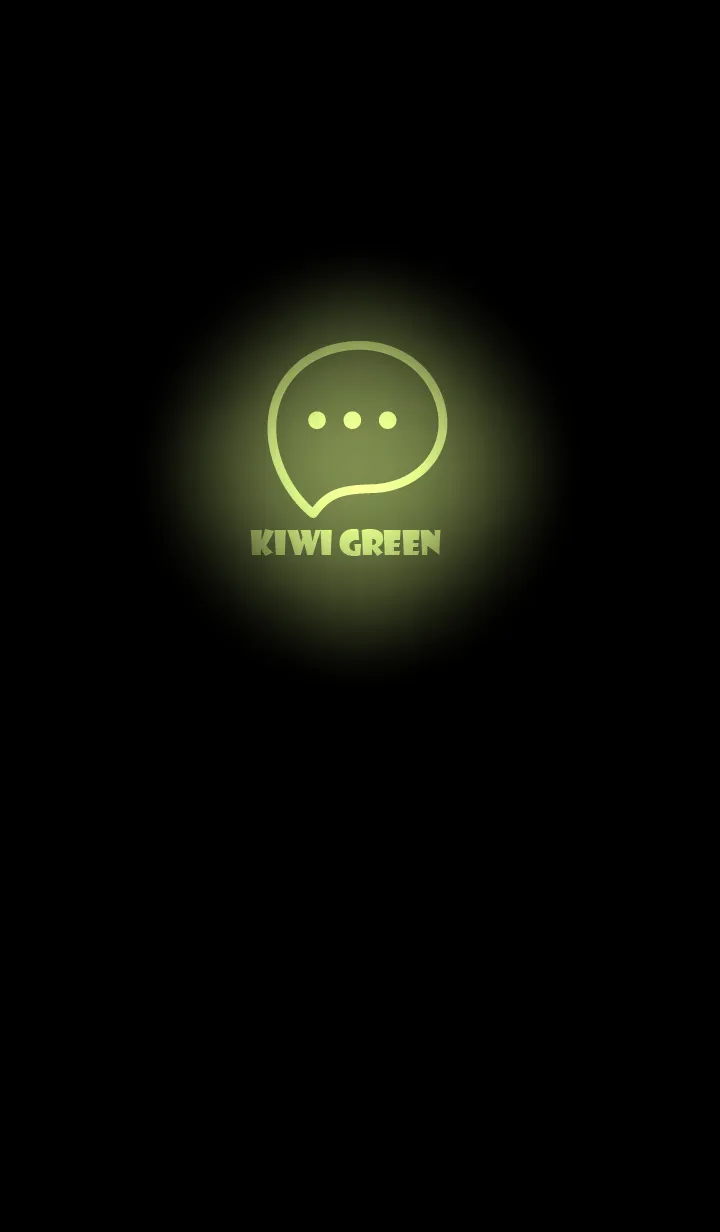 [LINE着せ替え] Kiwi Green Neon Theme V2 (JP)の画像1