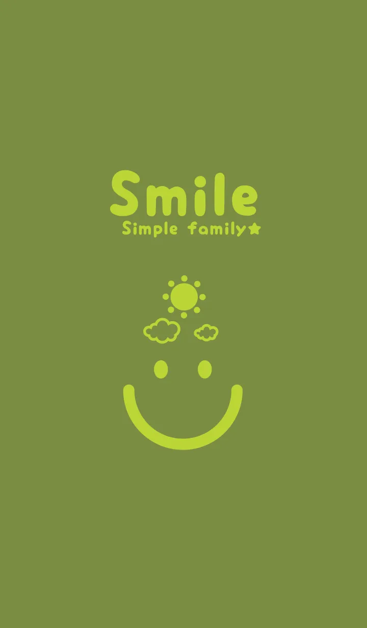 [LINE着せ替え] スマイル＆SUN グラスグリーンの画像1