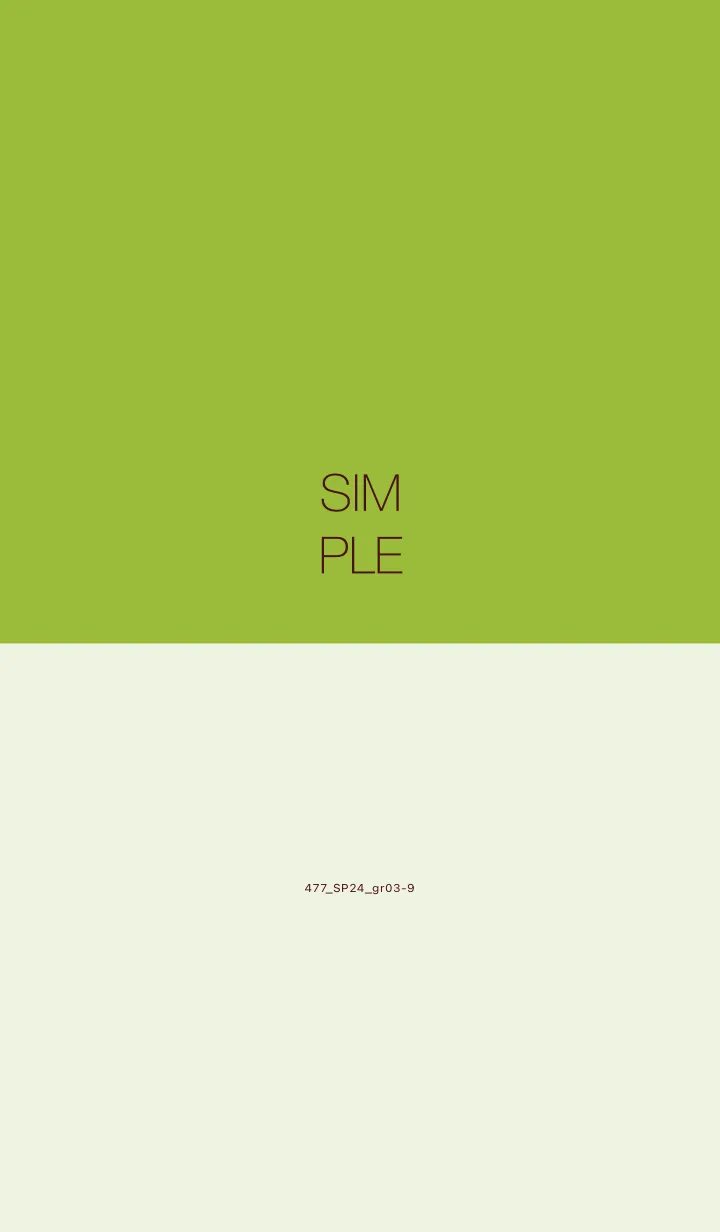 [LINE着せ替え] 477_24_グリーン3-9の画像1