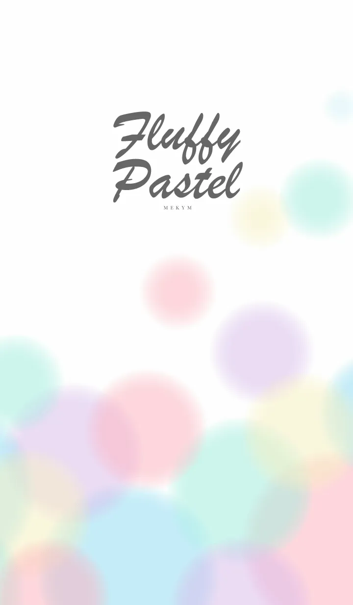 [LINE着せ替え] Fluffy Pastel-MEKYM 21の画像1