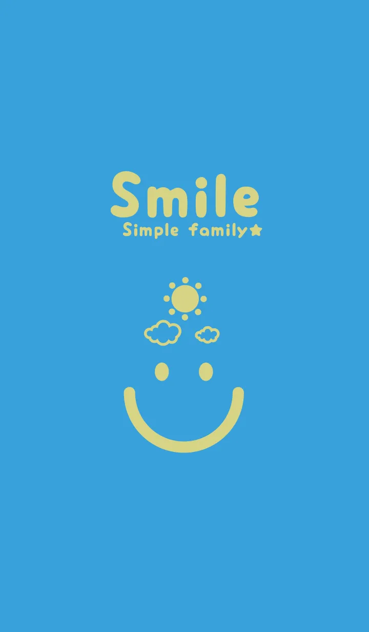 [LINE着せ替え] スマイル＆SUN 露草の画像1