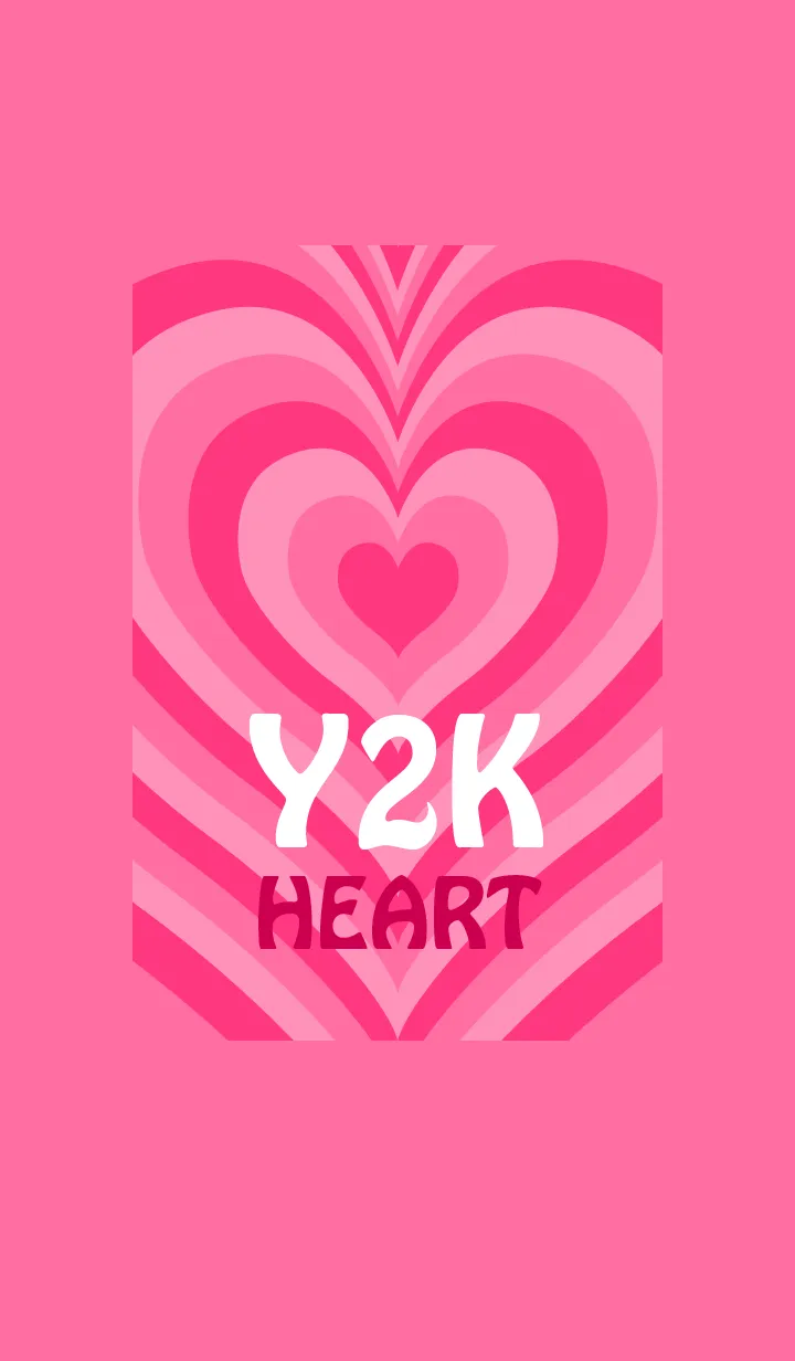 [LINE着せ替え] Y2K HEART ピンクの画像1