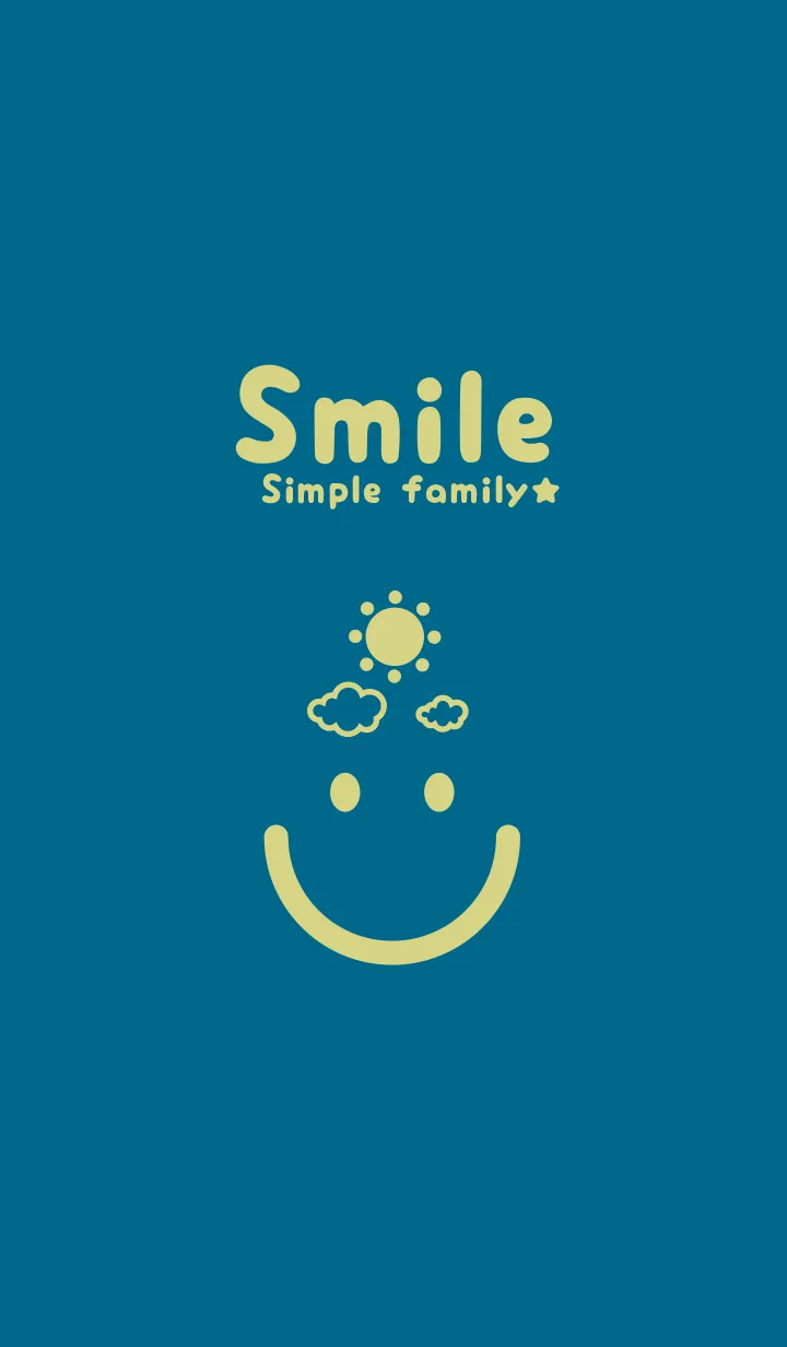 [LINE着せ替え] スマイル＆SUN 鴨の羽色の画像1