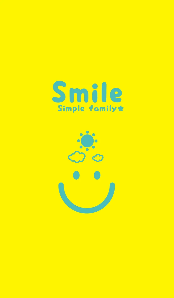 [LINE着せ替え] スマイル＆SUN ペールレモンの画像1