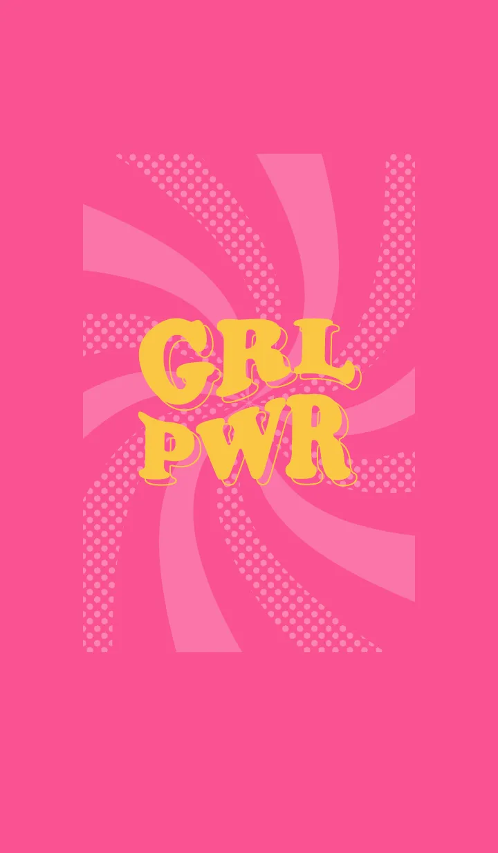 [LINE着せ替え] GRL PWR/ガールパワー/Y2K/ピンクの画像1