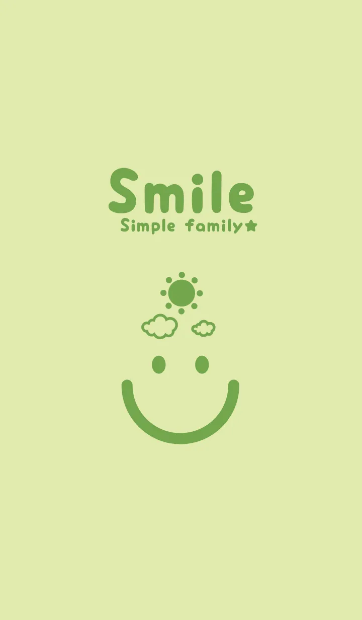 [LINE着せ替え] スマイル＆SUN 若芽の画像1