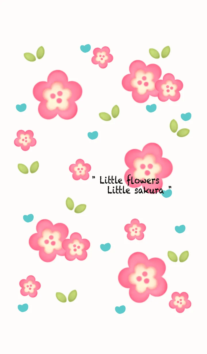 [LINE着せ替え] Little flowers Little sakura 5の画像1