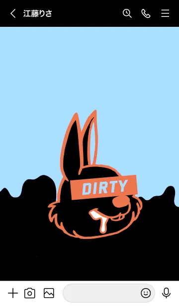 [LINE着せ替え] ダーティー ラビット 64の画像3