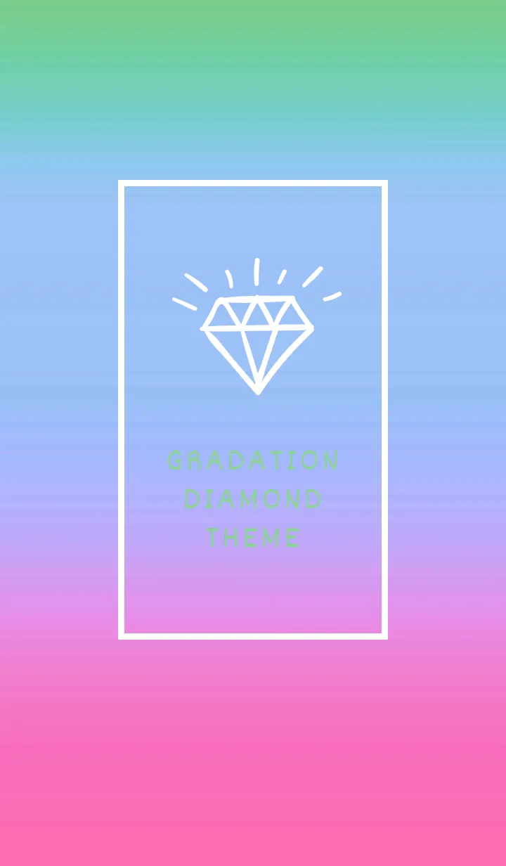 [LINE着せ替え] グラデーション ダイアモンド  132の画像1