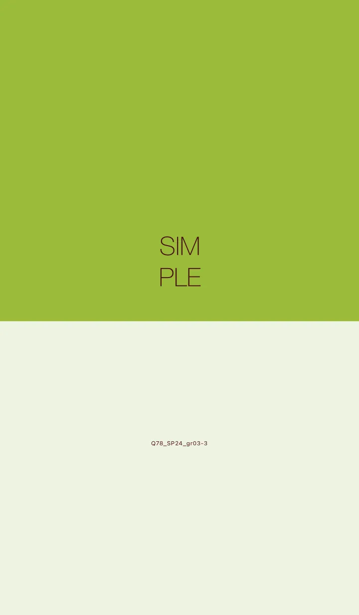 [LINE着せ替え] Q78_24_グリーン3-3の画像1