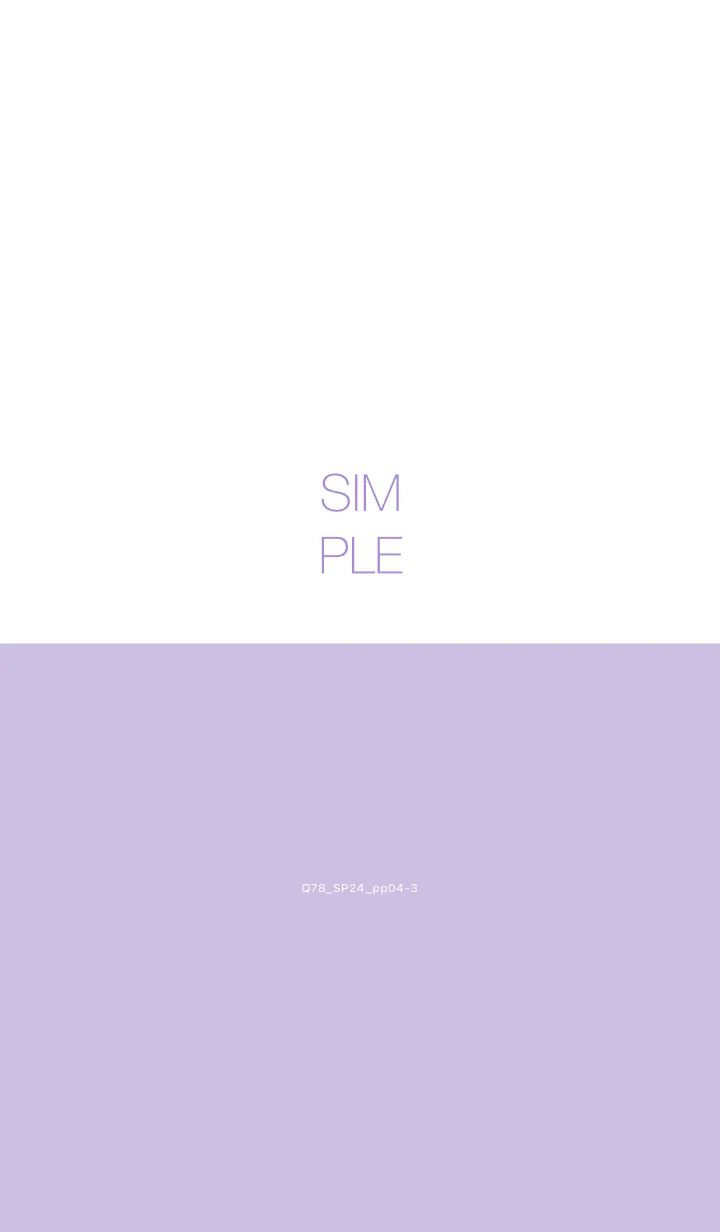 [LINE着せ替え] Q78_24_パープル4-3の画像1