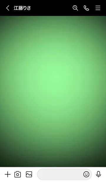 [LINE着せ替え] Pale Green Neon Theme V2 (JP)の画像3