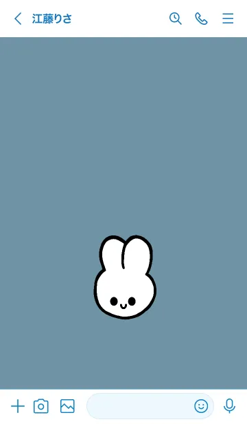 [LINE着せ替え] うさぎ 47の画像3
